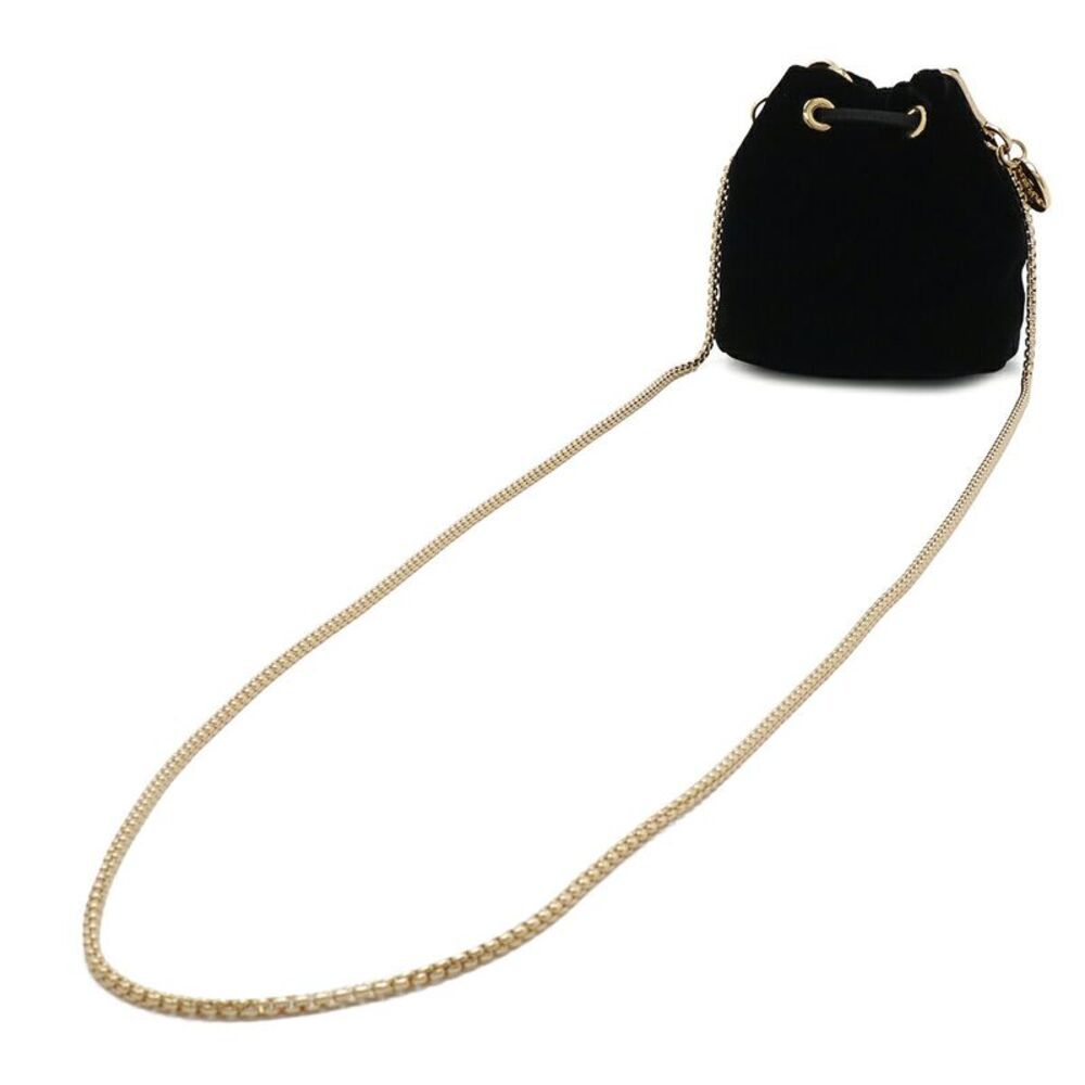 Prada Triangle Logo Velvet Pouch - Picture 2 of 9
